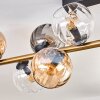 Koyoto Lampa sufitowa, Kula świetlna Złoty, Czarny, 10-punktowe