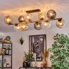 Koyoto Lampa sufitowa, Kula świetlna Złoty, Czarny, 10-punktowe