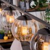 Koyoto Lampa wisząca, Kula świetlna, Lampa wisząca W kolorze bursztynu, Przezroczysty, Przydymiony, 4-punktowe