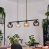 Koyoto Lampa wisząca, Kula świetlna, Lampa wisząca W kolorze bursztynu, Przezroczysty, Przydymiony, 4-punktowe