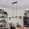 Koyoto Lampa wisząca, Kula świetlna, Lampa wisząca W kolorze bursztynu, Przezroczysty, Przydymiony, 4-punktowe
