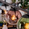 Gastor Lampa wisząca, Kula świetlna, Lampa wisząca Niebeieski, Chrom, Zielony, Przezroczysty, W kolorze miedzi, Przydymiony, 4-punktowe
