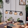 Koyoto Lampa wisząca, Kula świetlna, Lampa wisząca W kolorze bursztynu, Przydymiony, 4-punktowe