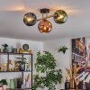 Ripoll Lampa sufitowa, Kula świetlna Złoty, Czarny, 3-punktowe
