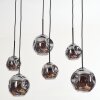 Ripoll Lampa wisząca, Kula świetlna, Lampa wisząca Przydymiony, 6-punktowe