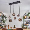 Ripoll Lampa wisząca, Kula świetlna, Lampa wisząca Przydymiony, 6-punktowe