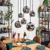 Ripoll Lampa wisząca, Kula świetlna, Lampa wisząca Przydymiony, 6-punktowe