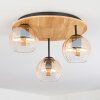 Koyoto Lampa sufitowa, Kula świetlna 40 cm Ecru, Czarny, 3-punktowe