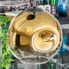 Ripoll Lampa wisząca, Kula świetlna, Lampa wiszącego klastra Złoty, Przezroczysty, W kolorze miedzi, Przydymiony, 4-punktowe