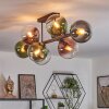 Gastor Lampa sufitowa, Kula świetlna Niebeieski, Zielony, Przezroczysty, W kolorze miedzi, 8-punktowe
