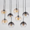 Koyoto Lampa wisząca, Kula świetlna, Lampa wisząca W kolorze bursztynu, Przezroczysty, Przydymiony, 8-punktowe