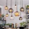 Koyoto Lampa wisząca, Kula świetlna, Lampa wisząca W kolorze bursztynu, Przezroczysty, Przydymiony, 8-punktowe