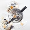 Koyoto Lampa sufitowa, Kula świetlna W kolorze bursztynu, Przezroczysty, Przydymiony, 8-punktowe