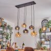 Ripoll Lampa wisząca, Kula świetlna, Lampa wisząca W kolorze bursztynu, Przezroczysty, Przydymiony, 6-punktowe