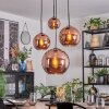 Koyoto lampa wisząca, kula świetlna, lampa wisząca kaskadowa miedziany, 4-punktowe