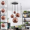 Koyoto Lampa wisząca, Kula świetlna, Lampa wiszącego klastra W kolorze miedzi, 4-punktowe
