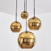 Koyoto Lampa wisząca, Kula świetlna, Lampa wiszącego klastra Złoty, 4-punktowe