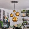 Koyoto Lampa wisząca, Kula świetlna, Lampa wiszącego klastra Złoty, 4-punktowe