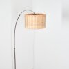 Cavaca Lampa stojąca Nikiel matowy, Czarny, 1-punktowy