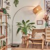 Cavaca Lampa stojąca Nikiel matowy, Czarny, 1-punktowy