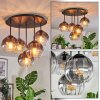 Koyoto Lampa sufitowa, Kula świetlna 33 cm Przezroczysty, Przydymiony, 5-punktowe