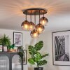 Koyoto Lampa sufitowa, Kula świetlna 33 cm Przezroczysty, Przydymiony, 5-punktowe
