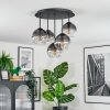 Koyoto Lampa sufitowa, Kula świetlna 33 cm Przezroczysty, Przydymiony, 5-punktowe
