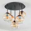 Koyoto Lampa sufitowa, Kula świetlna 33 cm W kolorze bursztynu, Przezroczysty, 5-punktowe