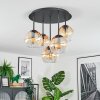 Koyoto Lampa sufitowa, Kula świetlna 33 cm W kolorze bursztynu, Przezroczysty, 5-punktowe