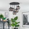 Koyoto Lampa sufitowa, Kula świetlna 33 cm Przydymiony, 5-punktowe