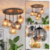 Koyoto Lampa sufitowa, Kula świetlna 33 cm W kolorze bursztynu, Przydymiony, 5-punktowe