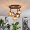 Koyoto Lampa sufitowa, Kula świetlna 33 cm W kolorze bursztynu, Przydymiony, 5-punktowe