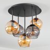 Koyoto Lampa sufitowa, Kula świetlna 33 cm W kolorze bursztynu, Przydymiony, 5-punktowe