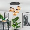 Koyoto Lampa sufitowa, Kula świetlna 33 cm W kolorze bursztynu, 5-punktowe