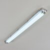 Ilena zewnętrzna lampa sufitowa, oświetlenie zewnętrzne, lampa łazienkowa, reflektor budowlany, lampa sufitowa LED szary, 1-punktowy