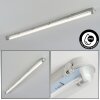 Ilena zewnętrzna lampa sufitowa, oświetlenie zewnętrzne, lampa łazienkowa, reflektor budowlany, lampa sufitowa LED szary, 1-punktowy