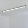 Ilena zewnętrzna lampa sufitowa, oświetlenie zewnętrzne, lampa łazienkowa, reflektor budowlany, lampa sufitowa LED szary, 1-punktowy