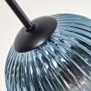 Koyoto lampa sufitowa, kula świetlna 85 cm niebeieski, zielony, miedziany, 10-punktowe