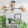 Ripoll lampa sufitowa, kula świetlna bursztynowy, 6-punktowe