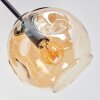 Ripoll lampa sufitowa, kula świetlna bursztynowy, 6-punktowe