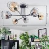 Ripoll Lampa sufitowa, Kula świetlna W kolorze bursztynu, Przezroczysty, Przydymiony, 6-punktowe