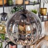 Koyoto Lampa wisząca, Kula świetlna, Lampa wisząca W kolorze bursztynu, Przezroczysty, Przydymiony, 6-punktowe