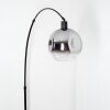 Ripoll kula świetlna, lampa stojąca, lampa podłogowa łukowa czarny, 1-punktowy