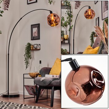 Ripoll Kula świetlna, Lampa stojąca Czarny, 1-punktowy