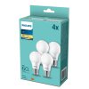 Philips LED zestaw 4 x E27 9 Watt 2700 Kelvin 806 Lumen