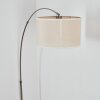 Bassagoda Lampa stojąca Nikiel matowy, Czarny, 1-punktowy