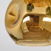 Ripoll lampa sufitowa, kula świetlna kolory naturalne, czarny, 3-punktowe