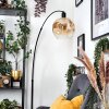 Ripoll kula świetlna, lampa stojąca, lampa podłogowa łukowa czarny, 1-punktowy