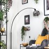 Ripoll kula świetlna, lampa stojąca, lampa podłogowa łukowa czarny, 1-punktowy