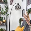 Ripoll kula świetlna, lampa stojąca, lampa podłogowa łukowa czarny, 1-punktowy